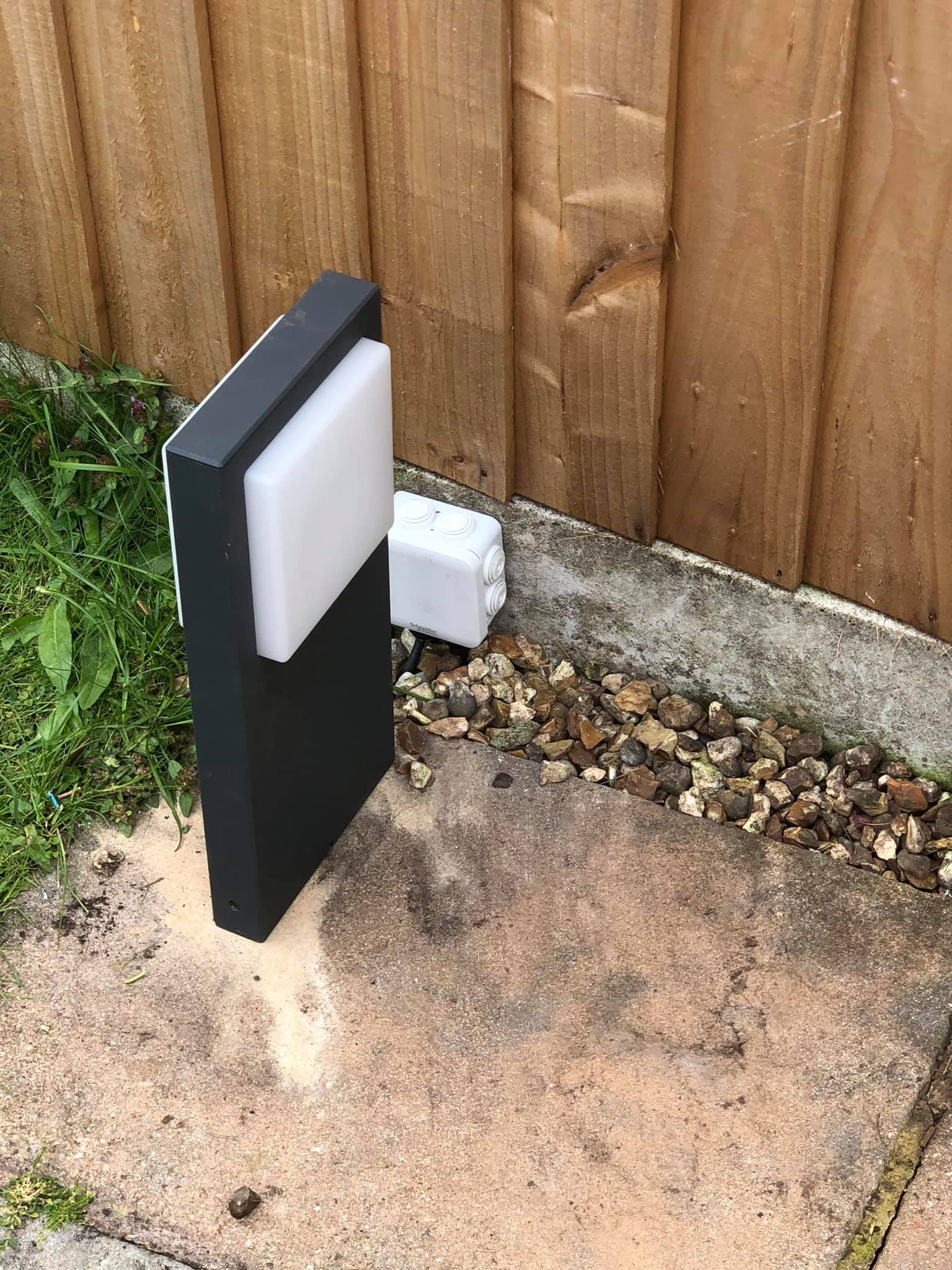 Outdoor security lighting installed by MPW Electrical Security, North West