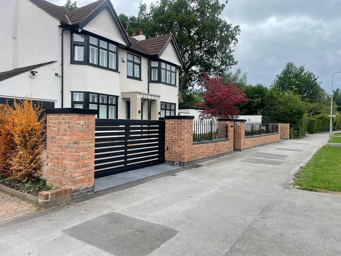 Automatic sliding gate serviced by MPW Electrical Security