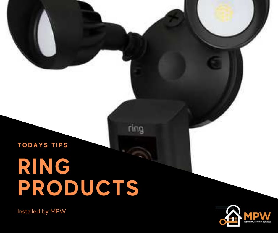 Ring doorbell and camera systems supplied and installed by MPW Electrical Security